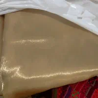 پرده طلایی ساتن