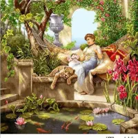 فروش تابلو فرش نیمه کاره با کلیه لوازم