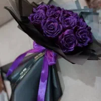 گل روبانی دسته گل باکس