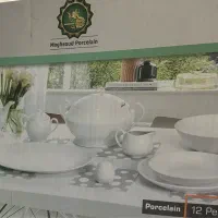 سرویس ۸۸ پارچه چینی مقصود خط طلا