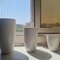 سه عدد گلدان تزئینی
