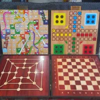 تخته نرد ۶بازی منچ دوز ماروپله چکرز