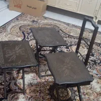 یک عددتخت خواب تمام ام دی آف ویک ست میزعسلی
