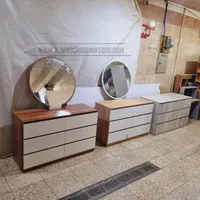 آینه و دراور ، دراور و آینه گرد قطر ۸۰ دراور جدید|جاکفشی، کمد، دراور|تهران, اوقاف|دیوار