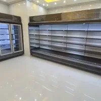 شلف ۲۳۰ یخچال وسط پرده هوا ۴قفسه صندوق