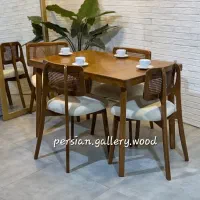 سانرایز میز ناهارخوری دونفره آرنیکا ترکیب هنروچوب