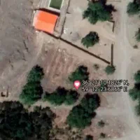 زشک ۸۰۰ متر زمین باغی با درختان گردو