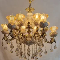 لوستر برنز سرامیک مدل نسترن