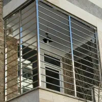 حفاظ بانکی، حفاظ پشت پنجره، درب استیل