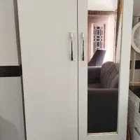 کمد لباسی اینه دار دوکشو درحدنو