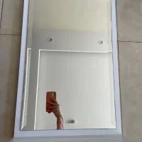 آینه دستشویی با شلف متصل
