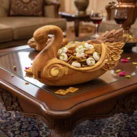 تولید ظروف چوبی صنایع دستی کادویی، زیر قیمت بازار