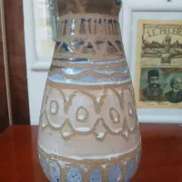 گلدان سرامیک  نقش برجسته اصل