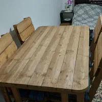 میز ناهار خوری با چوب نراد