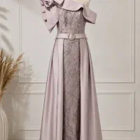 لباس  شب مجلسی ماکسی خاص نگین‌دار سایز ۳۶ تا ۳۸