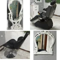 استیج پدیکور،میزناخن،صندلی اصلاح،آینه قدی