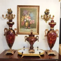 کریستال بلور گلدکیش ست پذیرایی لوکس مناسب جهیزیه