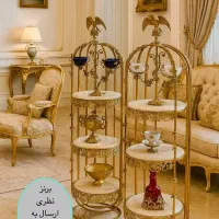 استندآینه دار 2مدل برنز برنزی