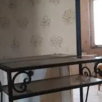 میز آینه شیشه ای فرفورژه