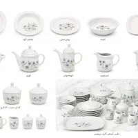 سرویس چینی اصل آلمان طرح گل آبی کلاسیک