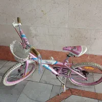 دوچرخه دخترانه سایز ۲۰ صورتی
