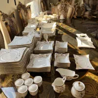 سرویس چینی ۱۸نفره طلا کوپ