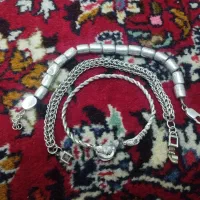 زنجیر دستبند پا بند انگشتر زنانه و مردانه نقره