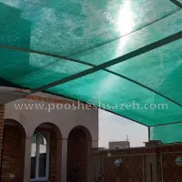 توری سایبان پارکینگ حیاط، UV اروپایی، سبز کرم آبی