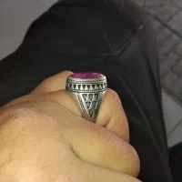 انگشتر یاقوت کار رسول