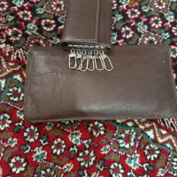 کیف مردانه و جا کلیدی تمام چرم