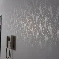 رنگ روغنی ساختمان طرح کاغذ دیواری