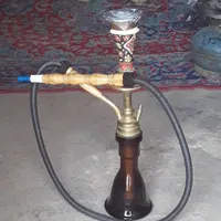 قلیون چوبی و برنزی