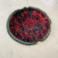 فرش ماشینی گرد کاملا نو (۲عدد)