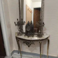 آیینه شمعدان برنز