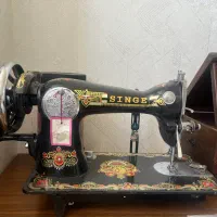 چرخ خیاطی خانگی مکانیکی و یک عدد اتو بخار گوسونیک