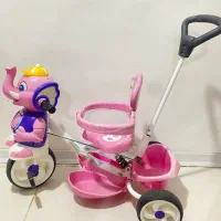 سه چرخه مارک babyland مدل دامبو موزیکال سالم
