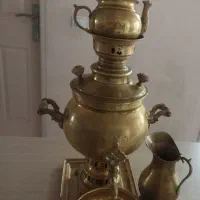 سماور زغالی ست کامل پنج تکه
