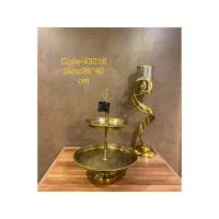 شیرینی خوری برنجی برند ساریس ظرف پذیرایی