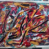 نقاشی اکسپرسیونیسم انتظاعی اریجنال