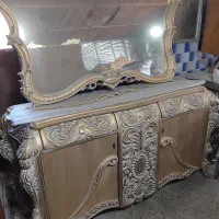 آینه کنسول سلطنتی با منبت