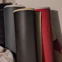 چرم و پارچه روکش صندلی