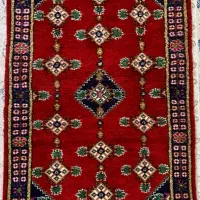 فروش قالیچه دستباف1در 1/5 پشمی با طرح ورنگ زیبا