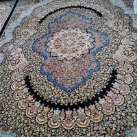 یک جفت فرش ۹متری محیاسرمه ای ۷۰۰شانه شامل ۱۰رنگ