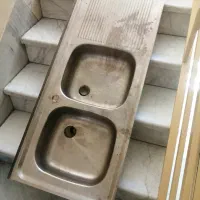 سینک دوقلو،گاز،کابینت آهنی