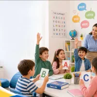 تدریس زبان انگلیسی و تضمینی برای تمام سنین
