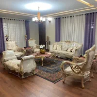 ست مبل و میز ناهار خوری استیل سلطنتی کلاسیک