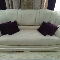 مبلمان راحتی ۵نفره ،چرم باکیفیت (تخفیف پای معامله)