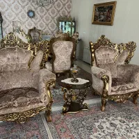 سرویس کامل مبلمان سلطنتی همراه میز نهار خوری