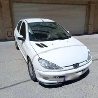 پژو ۲۰۶ مدل اخر ۱۳۸۹ تیپ ۲ بسیار سالم مصرف کننده