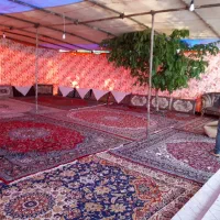 نصب داربست وچادر عروسی برای مراسمات